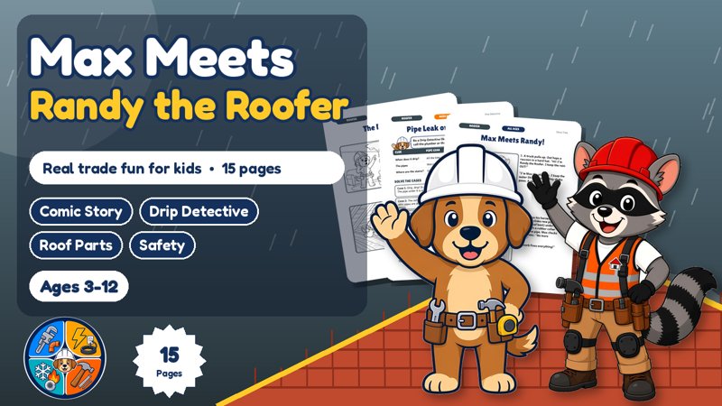 Max Meets Randy the Roofer cover